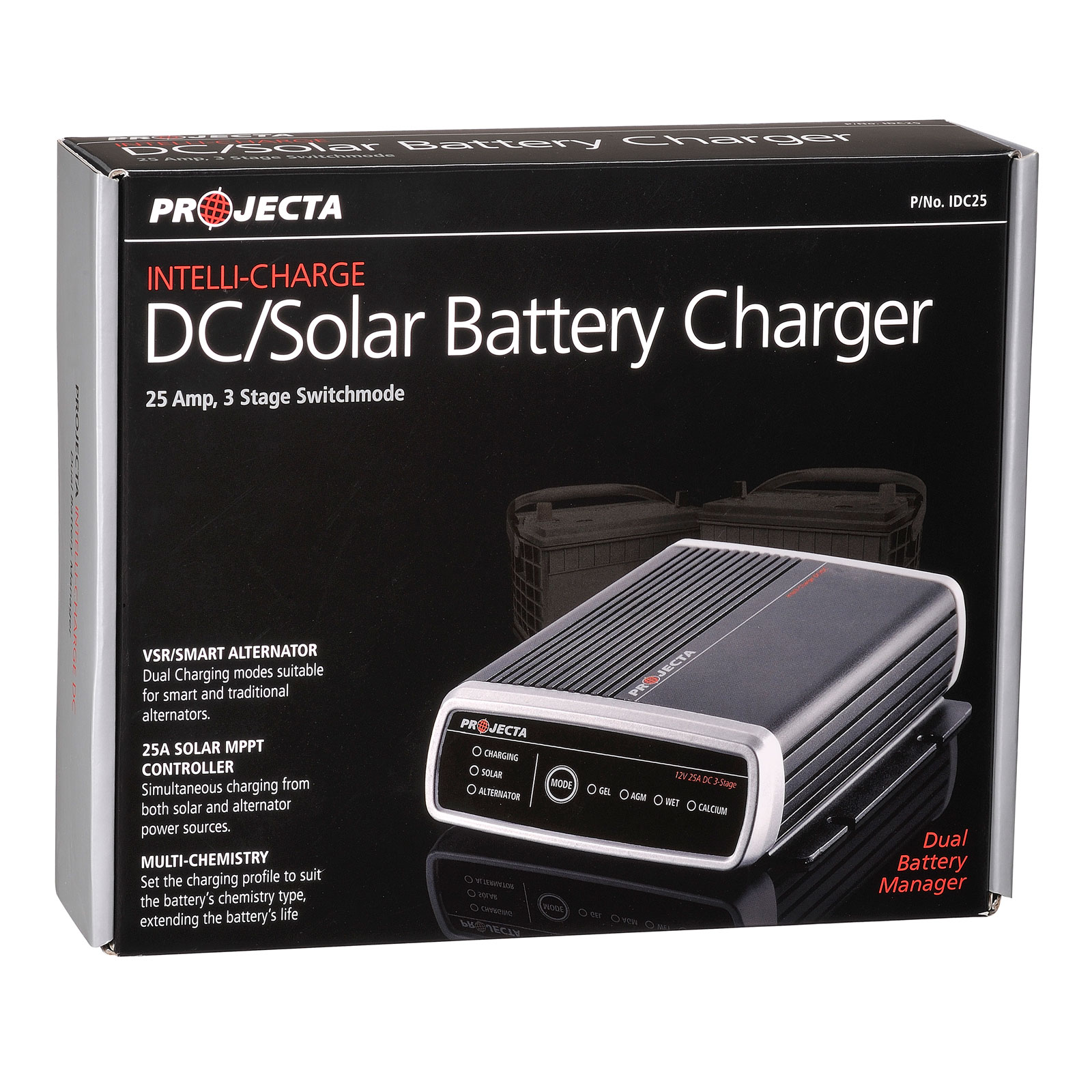 Intelli-Charge 25 Amp 3 Stage 9-32V Deep Cycle Dual Battery Charger