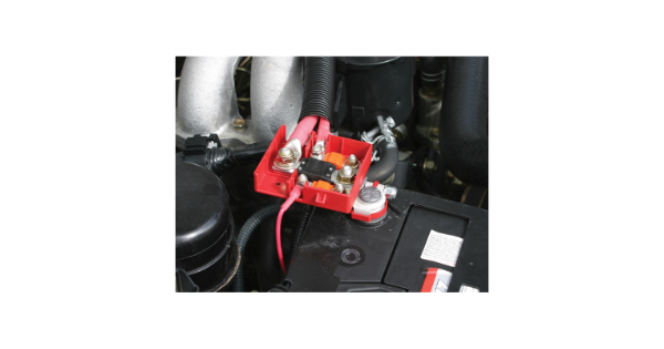 Fused battery shop terminal