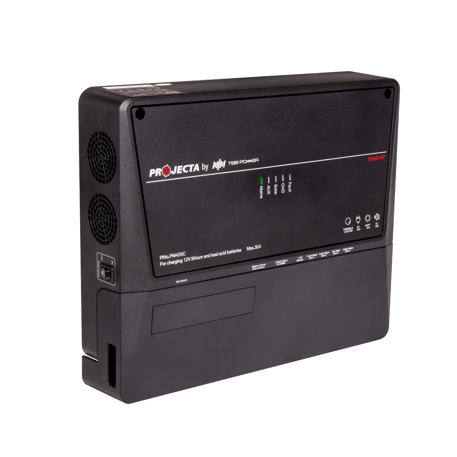 INTELLI-RV GEN II Low Profile 30A MPPT with Dimmable Outputs | Projecta