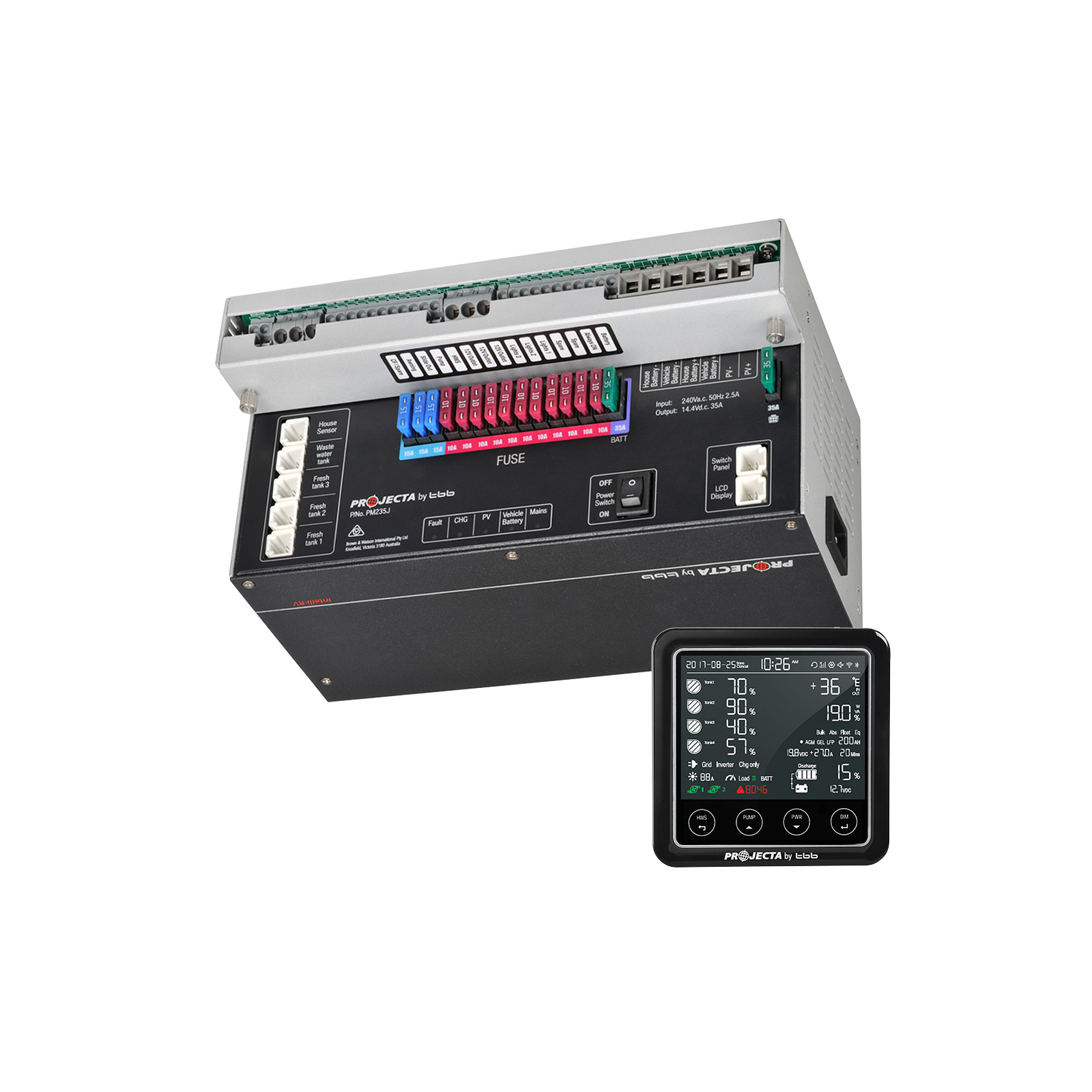 Projecta Intelli-Jay PM200-BTJ Power Management System for Jayco